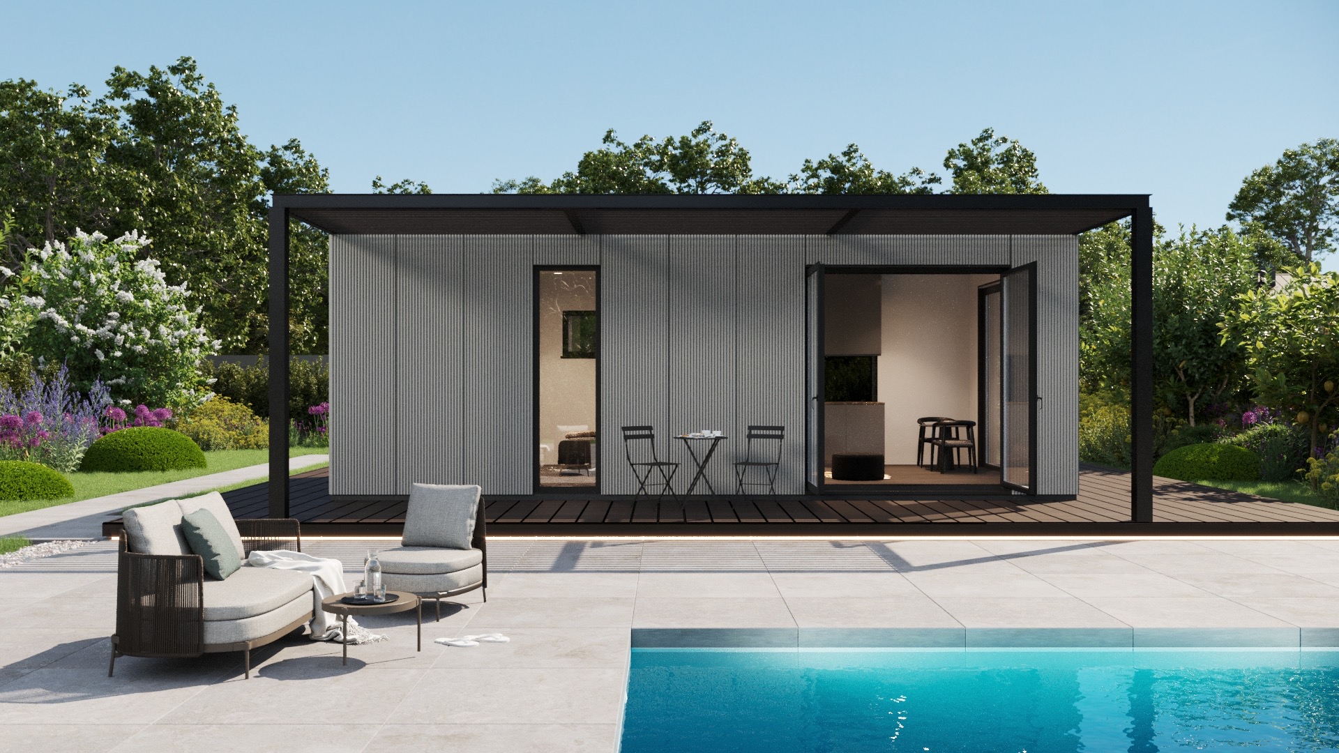 Prefab Tuinhuis Zelf Samenstellen Van Duurzame Materialen Iso Bella