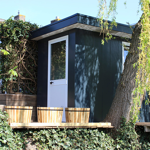 Hermes portfolio tuinberging met overstek