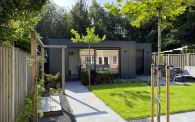 Mantelzorgwoning in tuin