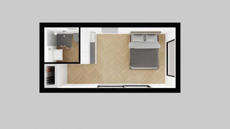 tiny house inrichting